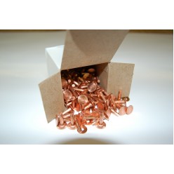 #9 Solid Copper Rivets and Burrs- 3/4"